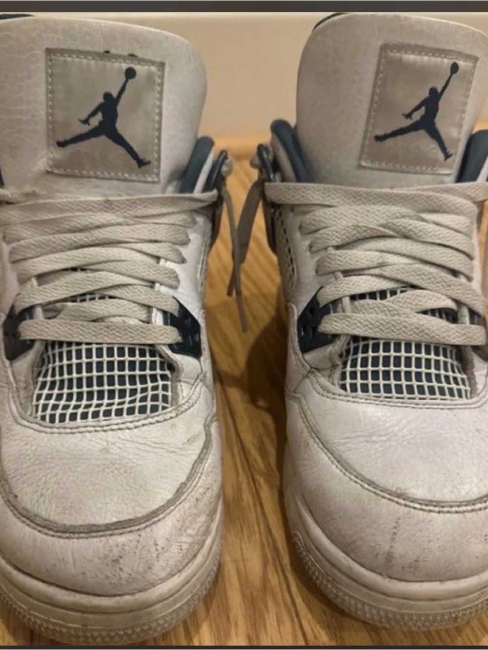 Jordan 4 Retro Kids Sneakers in Green
